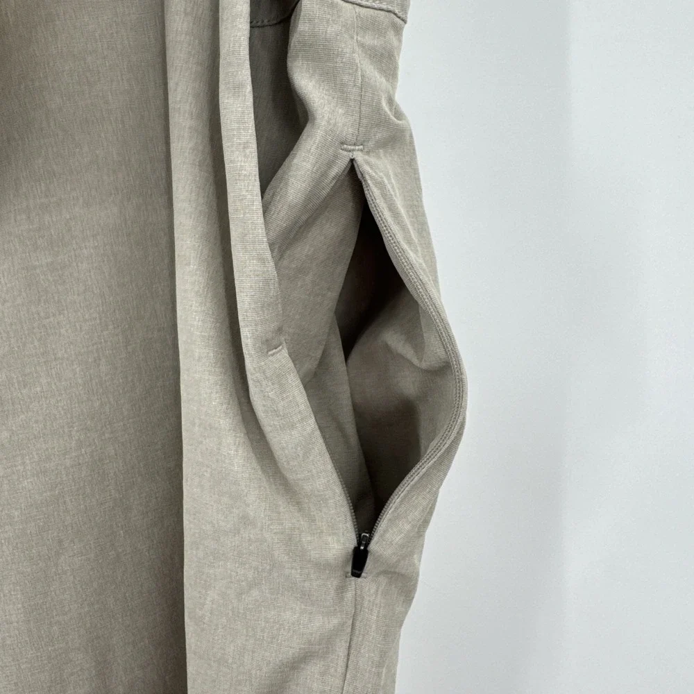 Vuori Aim Performance Men's Chino Shorts Tan Sz 38 Style V368, 8" Inseam - Picture 8 of 13